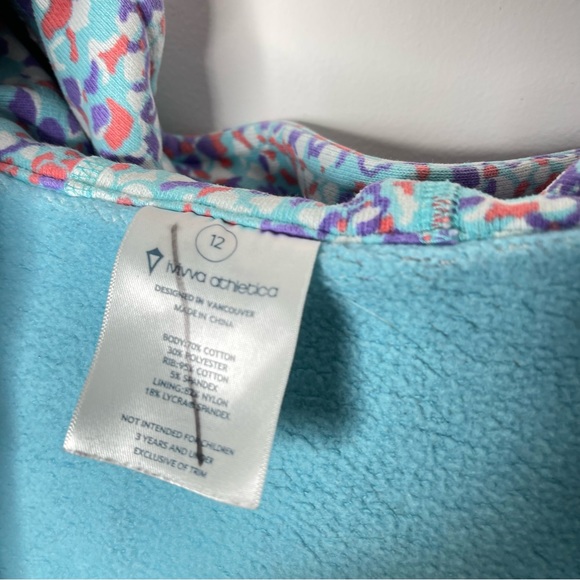 Ivivva By Lululemon Long Sleeve Hooded Zippy Sweatshirt Girls Size 12 - Picture 4 of 6